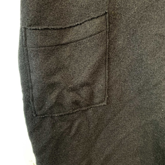 Eileen Fisher Open-Front Boiled Wool Coat with Clip Closure - Picture 7 of 12